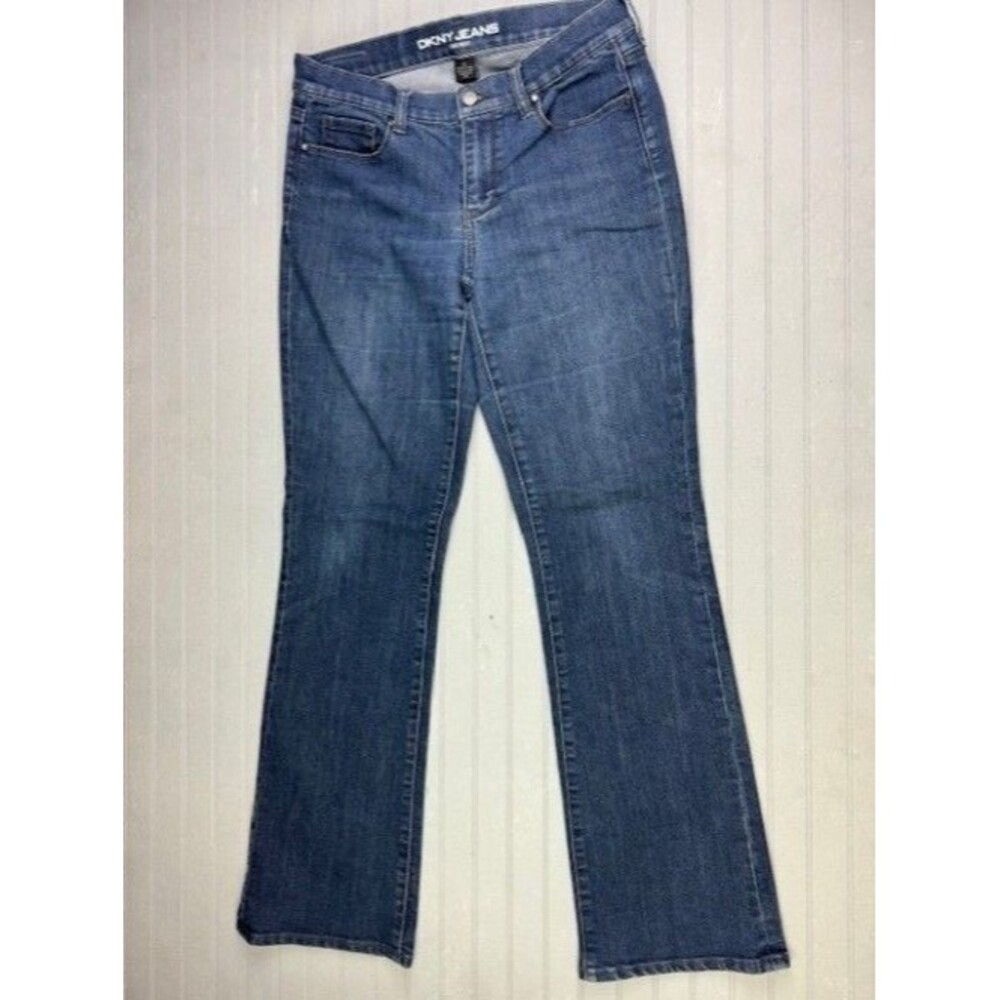 DKNY Size 2 Womens Jeans SoHo Bootcut Mid Rise Dark Wash Stretch